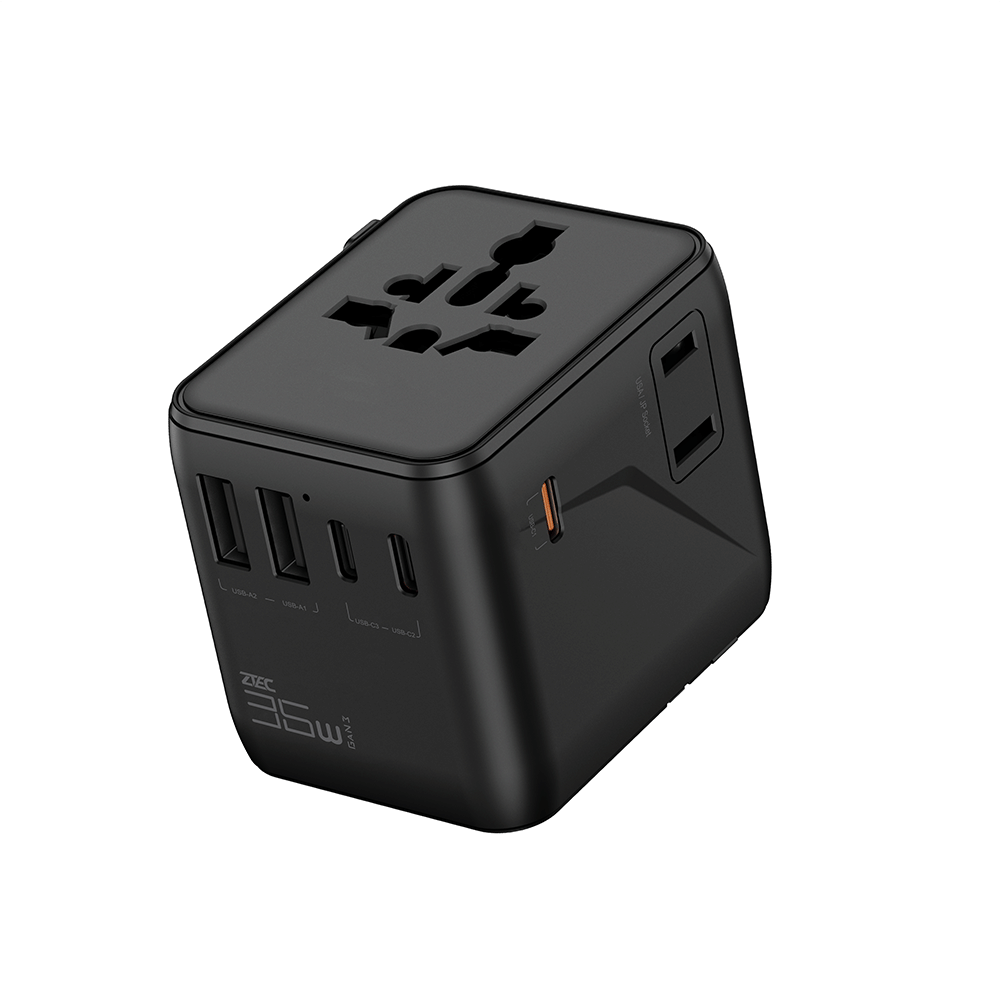 หัวแปลงปลั๊กไฟ ZTEC ZU351 35W TRAVEL ADAPTER_0